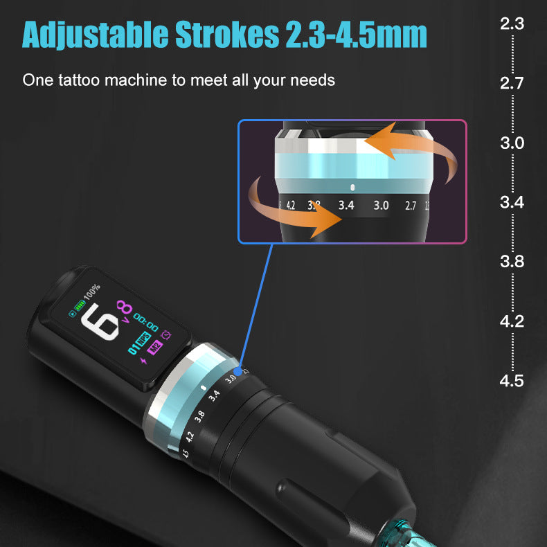 Fuyou Wireless Tattoo Pen Machine with Two Batteries