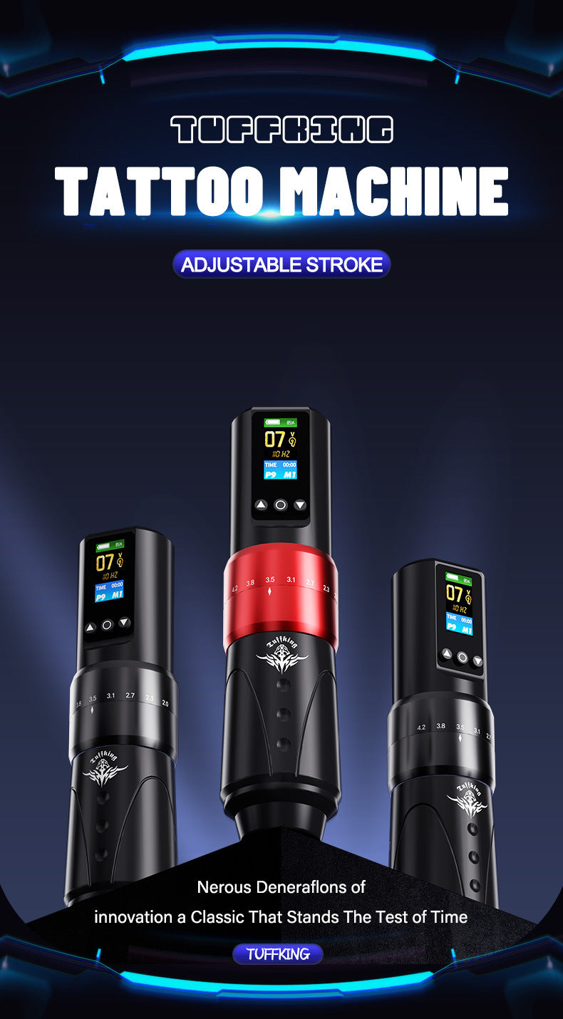 Tuffking Wireless Tattoo Pen Machine with One Battery