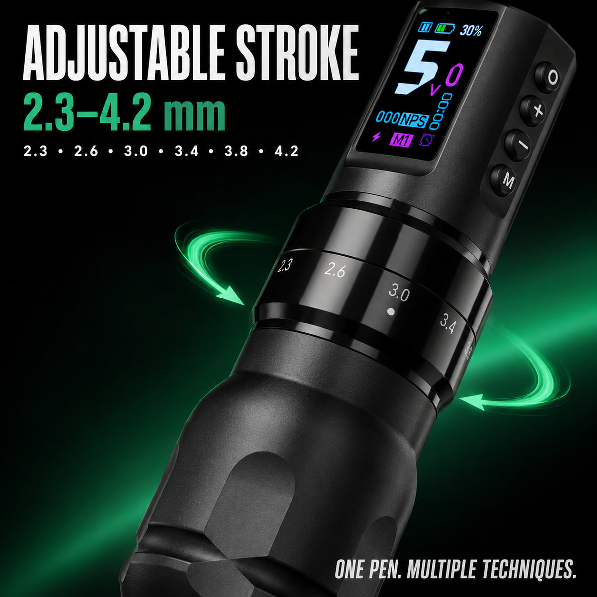 Tuffking Wireless Tattoo Pen Machine with One Battery