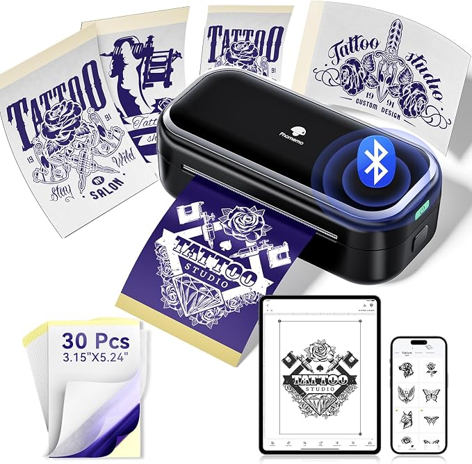 Tattoo Mate Bluetooth Tintenloser Drucker