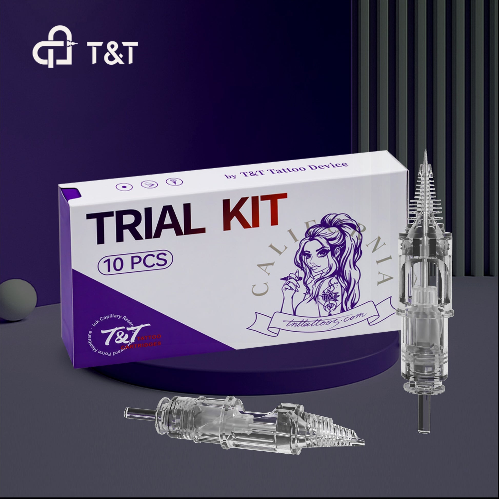 [New Customers Only] T&T AWE Tattoo Needles RL Trial Kit (10 pcs/box)