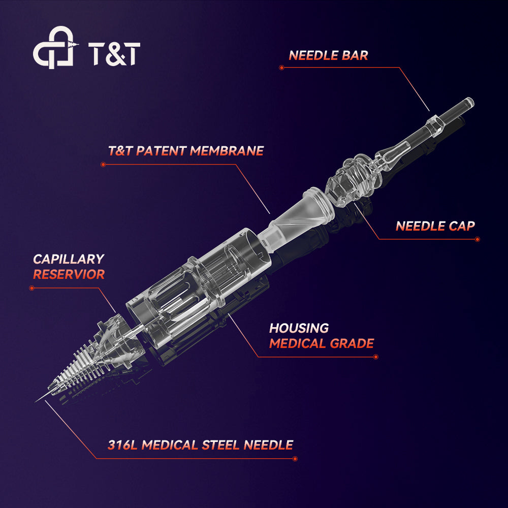 [New Customers Only] T&T AWE Tattoo Needles RL Trial Kit (10 pcs/box)