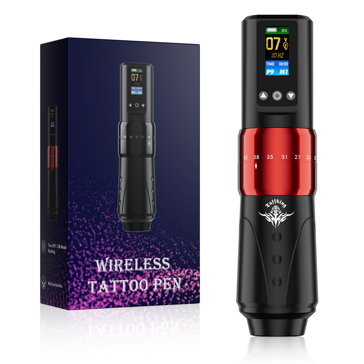 Tuffking Wireless Tattoo Pen Machine with One Battery