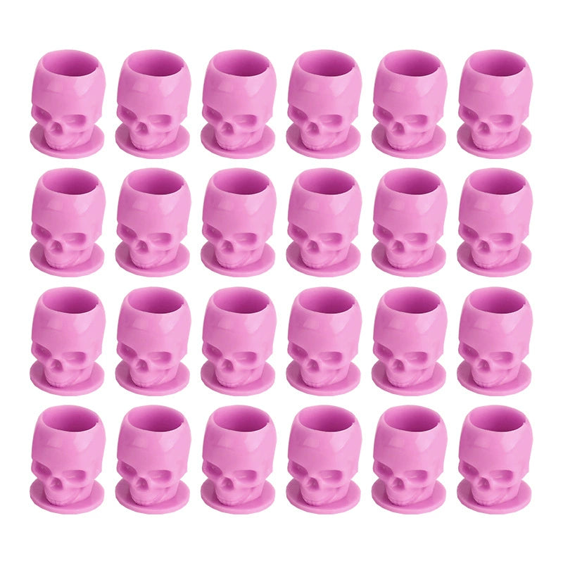 Plastic Skull Disposable Tattoo Ink Cup (200 pcs)